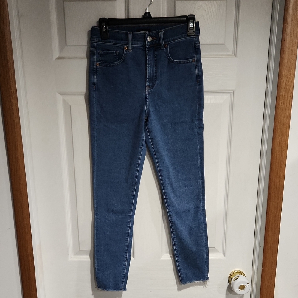 Women's EXPRESS Cropped Skinny Jeans